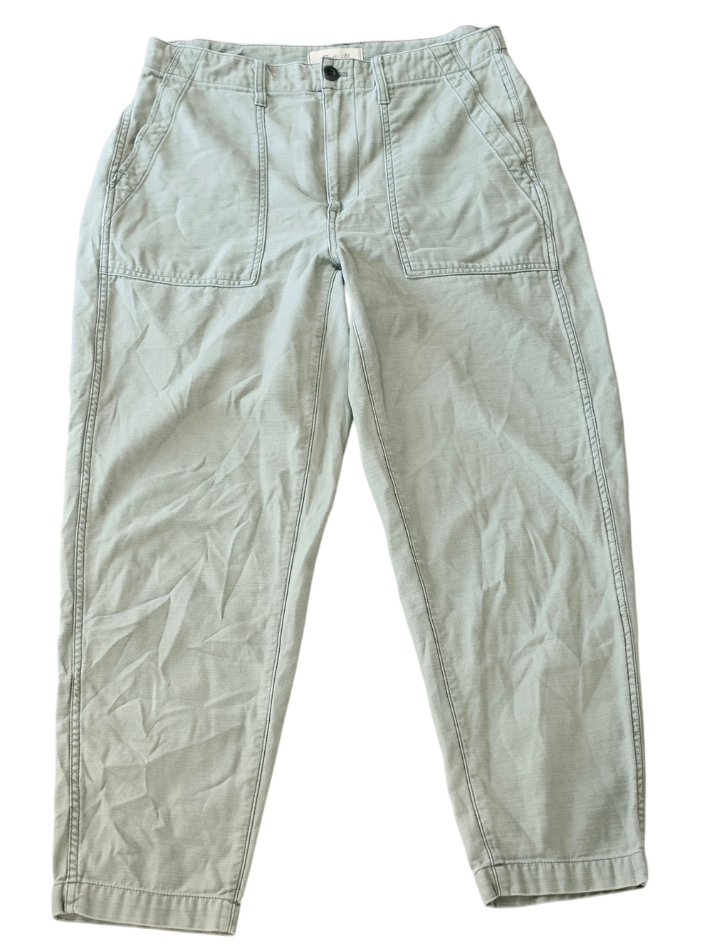 Nwot Womams Sage Utility Pants Madewell Size 28